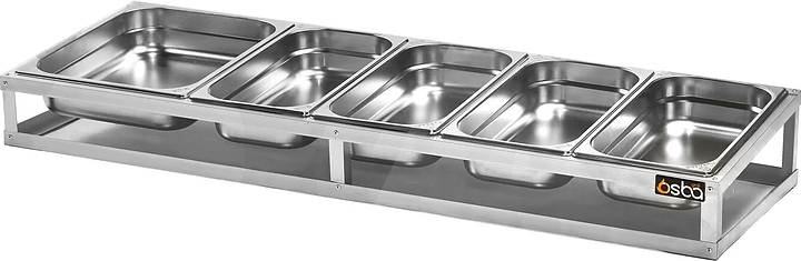 Подставка для гастроемкостей Osba SC 4+1 1/4 без стекла