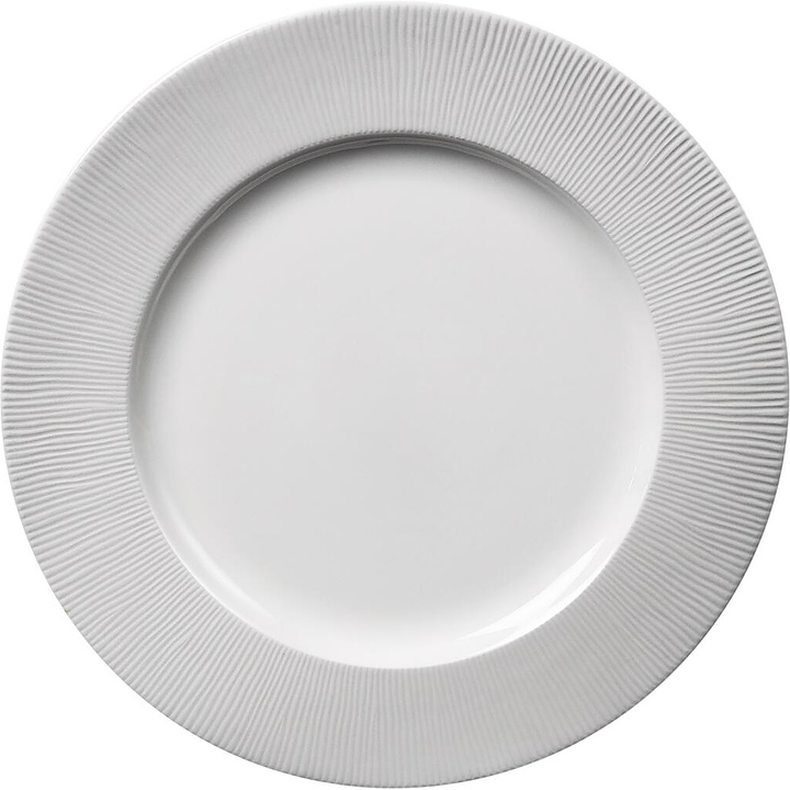 Тарелка Noble Neo Silk 306001А d=17,5 см h=2 см (фарфор) белая