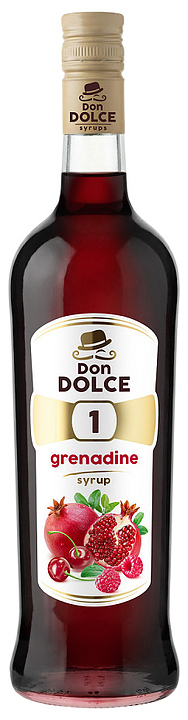 Сироп Don Dolce 76396 Гренадин 1 л (бутылка стекло)