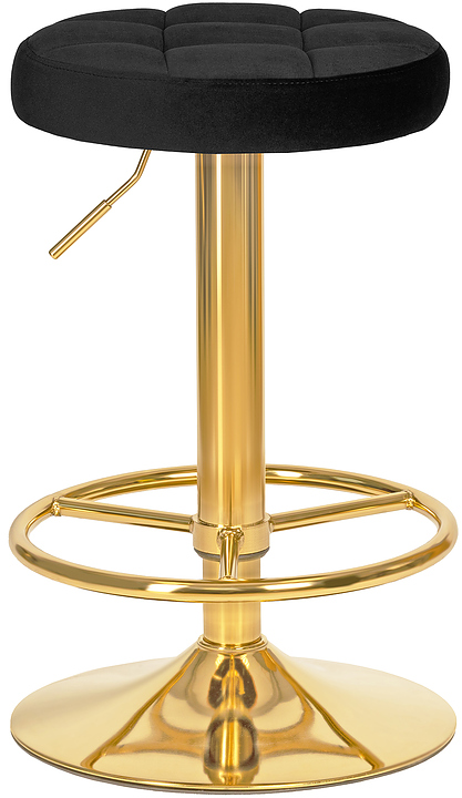 Табурет барный DOBRIN 5008-LM BRUNO GOLD (черный)