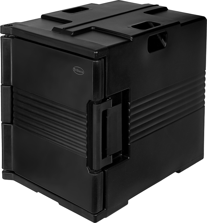 Термоконтейнер для гастроемкостей Gastroplast 79646 86 л 465х610х630 мм (полиэтилен) черный