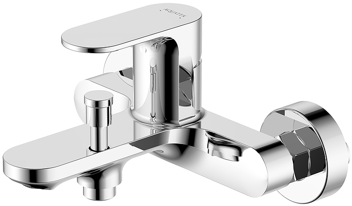 Смеситель для ванны с душем Aquatek Альфа AQ1940CR хром
