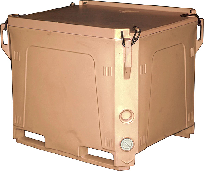 Термоконтейнер Nilkamal RIC 310 л бежевый