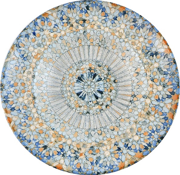 Тарелка глубокая Bonna Luca Mosaic S-MT-LUCMZGRM27CK 450 мл d=27 см h=5,6 см (фарфор)