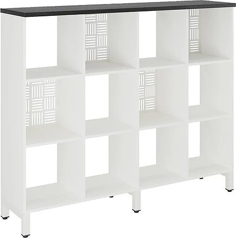 Стеллажная система КОБОР SQ-3Х4 white/wood