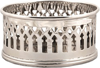 Подставка под бутылку Roomers Tableware PI3312/SILVER d=10,5 см (никель с посеребрением)