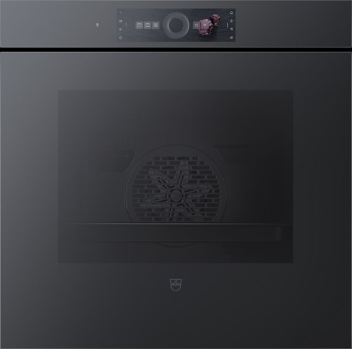 Духовой шкаф с пиролизом V-ZUG Combair V6000 60P AutoDoor C6T-21073 черное стекло