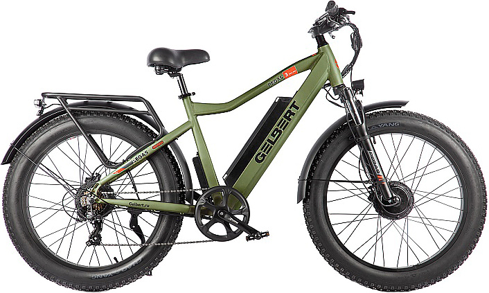 Электровелосипед GELBERT Pegas 3 DUAL PRO хаки