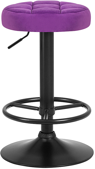 Табурет барный DOBRIN 5008-LM BRUNO BLACK (фиолетовый)