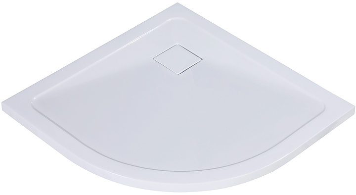 Поддон душевой Wasserkraft Dinkel 58T01 90х80 см, белый глянец