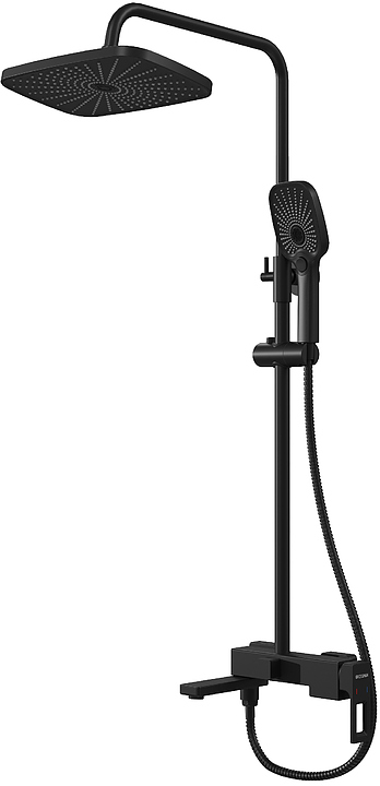 Душевая система Grossman Pragma 500.K35.03.210 черный матовый