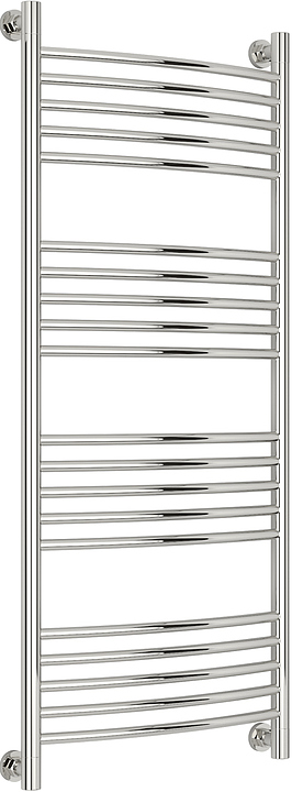 Полотенцесушитель водяной Сунержа Богема+ 120x50 см с выгнутой перемычкой, без покрытия