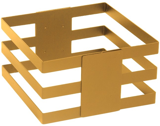 Подставка фуршетная Luxstahl Куб 200х200х110 мм золото