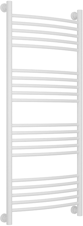 Полотенцесушитель водяной Сунержа Богема+ 120x50 см с выгнутой перемычкой, матовый белый