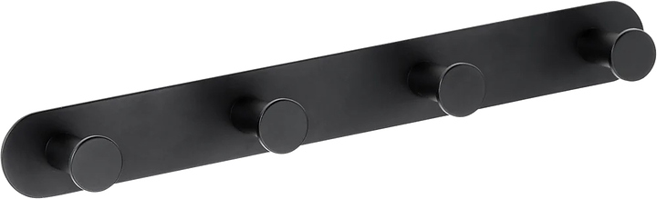 Вешалка Bemeta Easy 163106390 с 4 крючками, черный