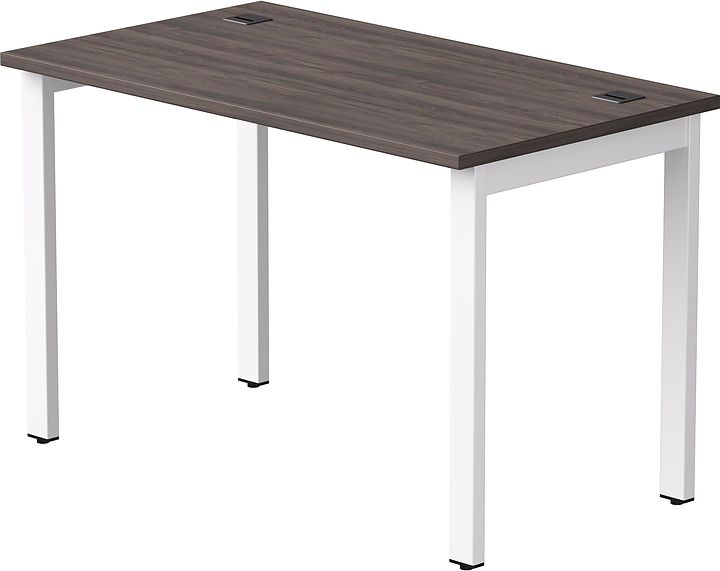 Стол офисный Everprof EVO 1180х670х755 мм (ЛДСП / металл) дуб пасадена / белый
