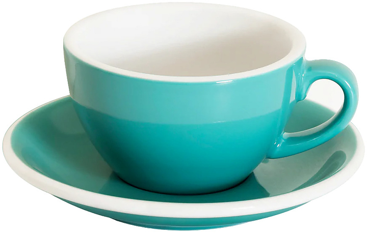 Кофейная пара Loveramics Egg Cappuccino C088-31BTE/C088-32BTE 200 мл, бирюзовый (teal)