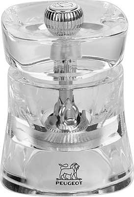 Мельница для соли Peugeot Baltic 25779, 56х80 мм, акрил / металлический измельчитель, прозрачная