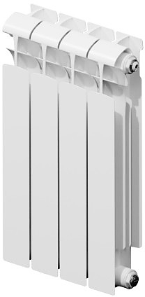 Радиатор Rifar EcoBuild 500, белый (4 секции, боковое подключение)