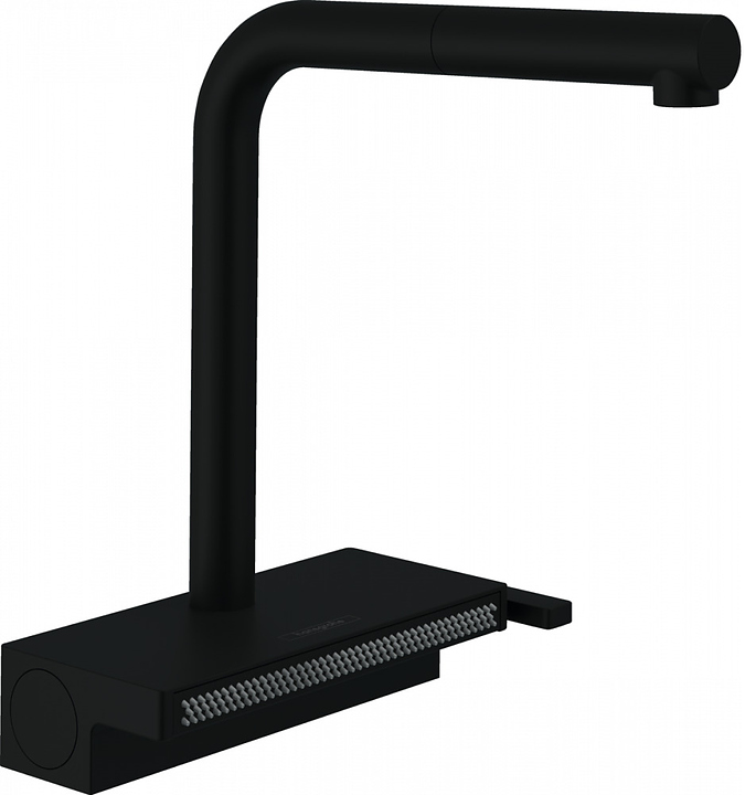 Смеситель для кухни Hansgrohe HG M81 Aquno Select 250 2 jet. sBox 73830670 с вытяжным душем, матовый черный