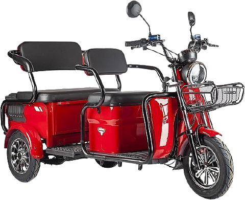 Трицикл Rutrike Экипаж Люкс красный
