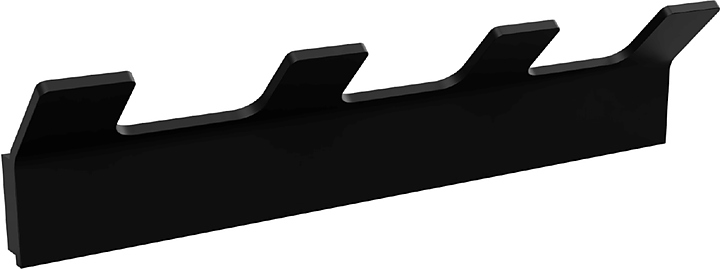 Крючок четверной Bemeta Nero 135105210