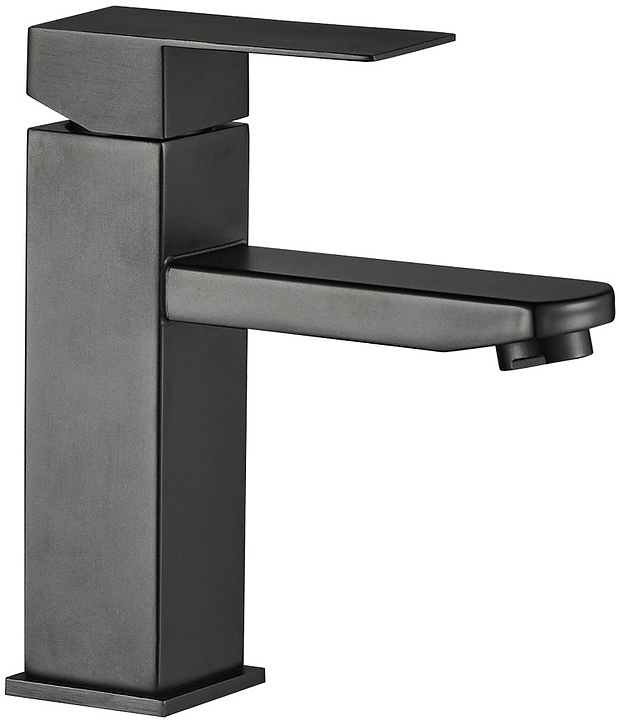 Смеситель для раковины WesnaArt KUBUS KUB13-210Black черный