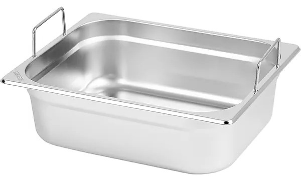 Гастроемкость ProHotel 1/2X10CM-WITH-HANDLE GN 1/2-100 5.7 л (325х265х100 мм) нержавеющая сталь, металлический