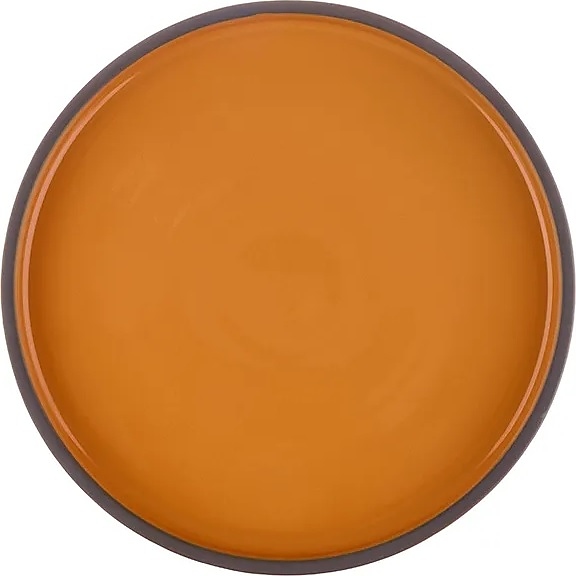 Тарелка Kunstwerk Bliss CHP12203-J18 d=22,3 см h=2,9 см (фарфор) оранжевая