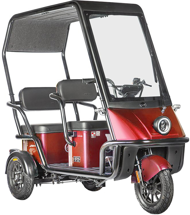 Трицикл WANSHIDA NIPLA 500 черно-красный