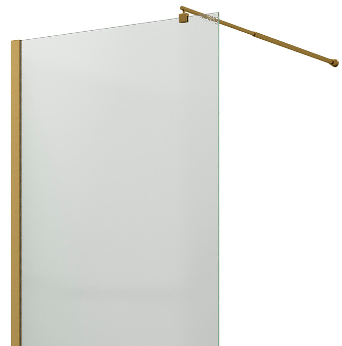 Душевое ограждение Wasserkraft Rur 30W39BG-TXG 2000х900 мм матовое золото