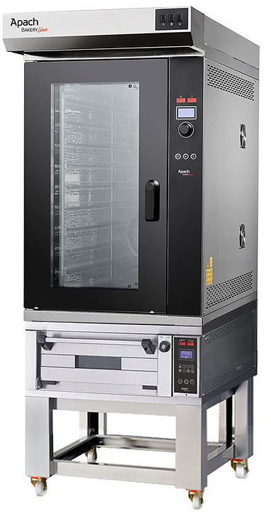Печь конвекционная Apach BAKERY LINE K10TL DP+E218PA (с подом на подставке с направляющими)