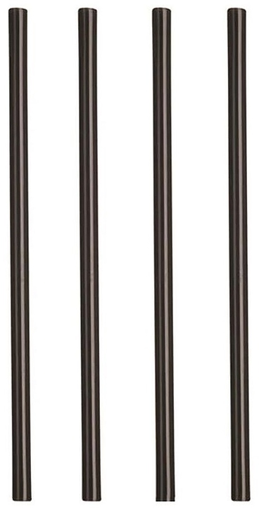 Коктейльные трубочки P.L. Proff Cuisine 0,5*12,5 см 100 шт прямые, черный, пластик