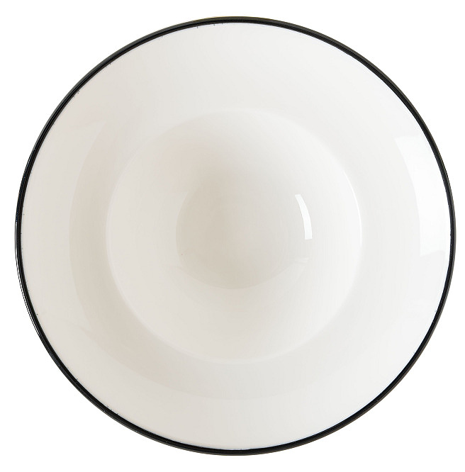 Тарелка глубокая Bonna Линеа Черный Гурмэ 77976 d 270 мм h 56 мм