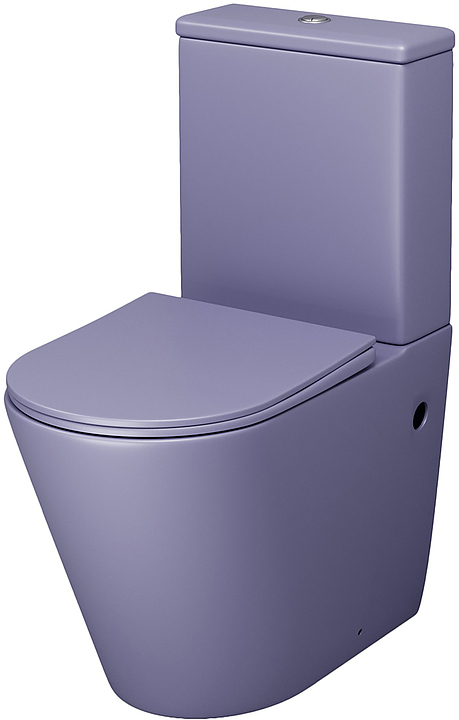 Унитаз напольный с крышкой-сиденьем Grossman Color GR-4480LIMS фиолетовый матовый