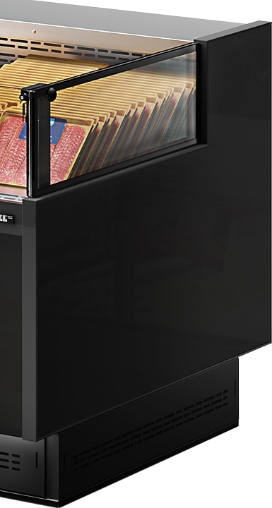 Боковина правая для витрины холодильной Dazzl Galaxy 080 Self со стеклопакетом