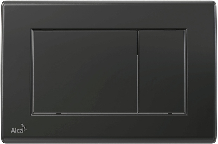 Кнопка смыва AlcaPlast M278 черная матовая