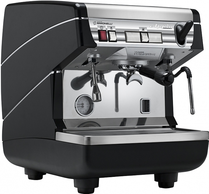 Кофемашина Nuova Simonelli Appia II 1 Gr S black высокая группа