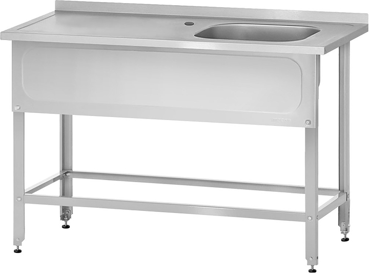 Ванна моечная Mecon Norma Ral РПЦн 1200х700х860 мм (1 м/о правое 500х500х300 мм) ножка угловая