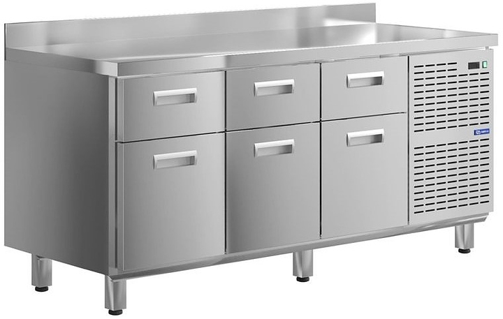 Стол холодильный KAYMAN КСХ-444/60 (6 ящиков)