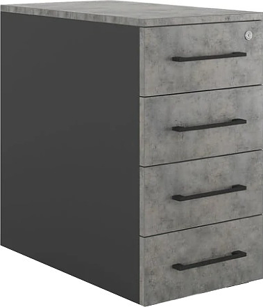 Тумба приставная КОБОР TS4-40/50 black/chicago