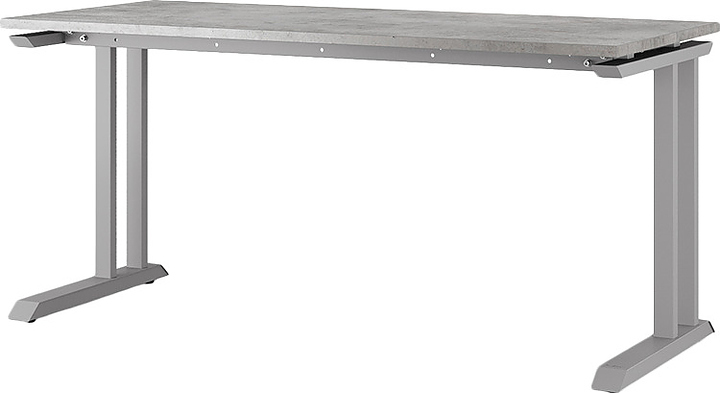 Стол офисный КОБОР L1-140/60 aluminum/chicago