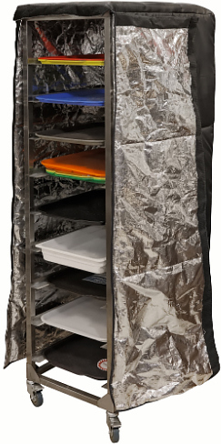 Термочехол Luxstahl 415х560х1670 чёрный для ролл-контейнеров МКО223