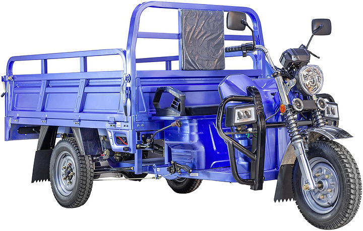 Электроцикл грузовой Rutrike Эксперт ПРО 2000 темно-синий