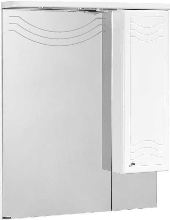 Шкаф зеркальный AQUATON Домус 95 1A001002DO01R