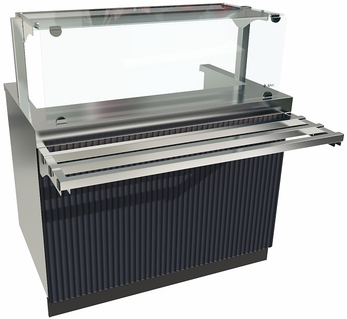 Прилавок-мармит Abat ПМЭС-70Е для первых блюд волна