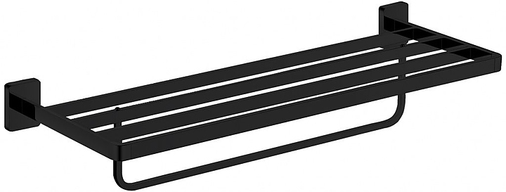 Полка для полотенец Aquanet 6562МВ черная