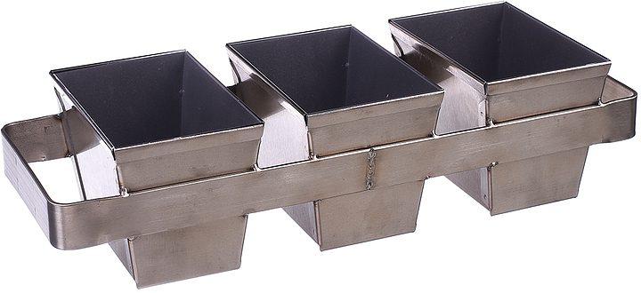 Форма хлебная ЦПО №11 90х135х100 мм 5-секционная