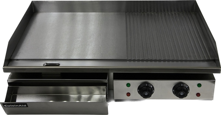 Поверхность жарочная CuisinAid CD-EG-822H 2 зоны комбинированная настольная