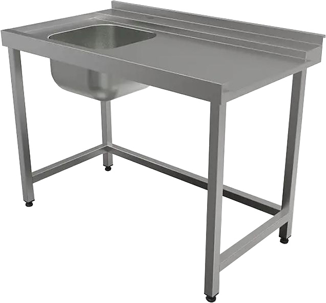 Стол для посудомоечной машины КОБОР СПМ/1-120/70/Л